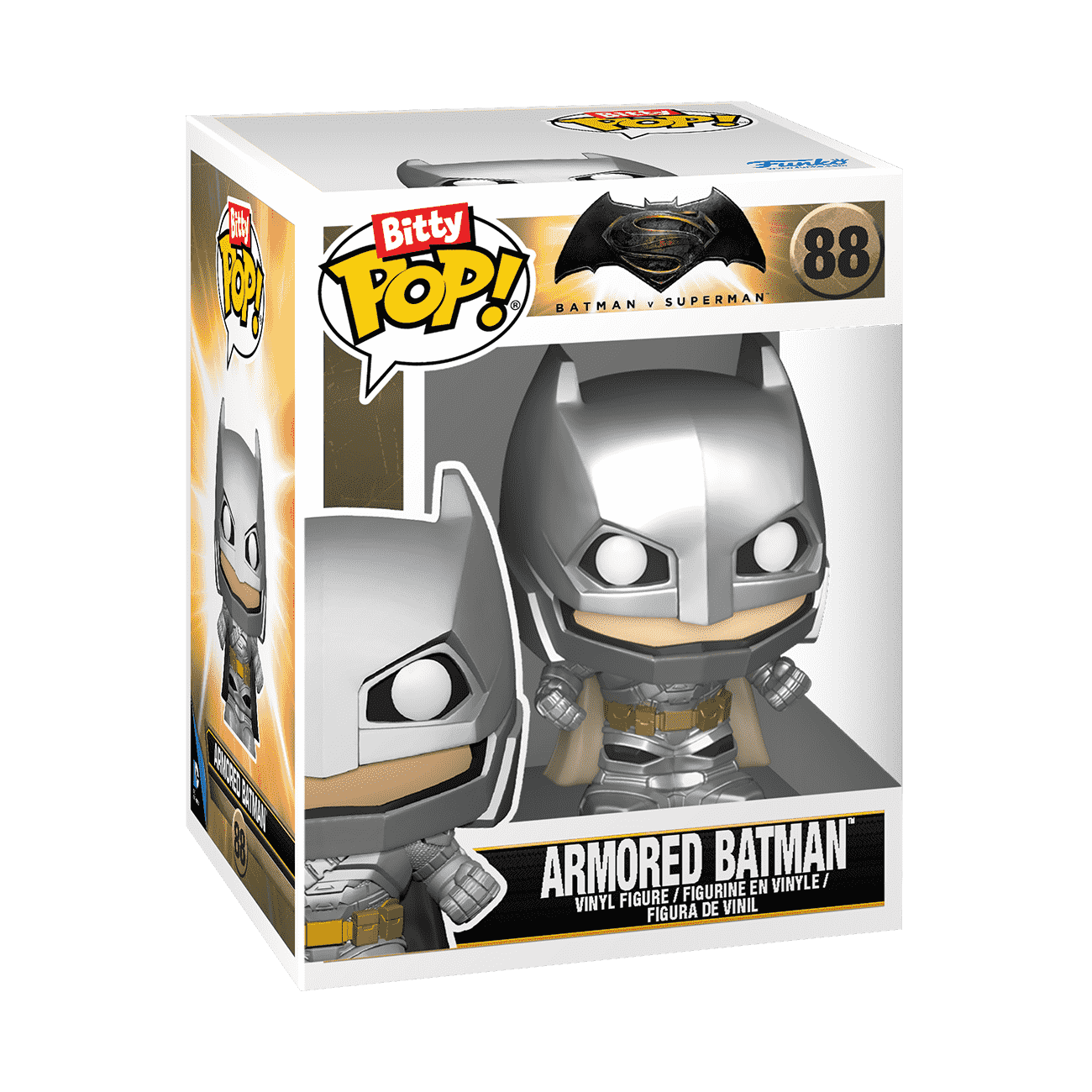 Bitty Pop! Armored Batman with Batmobile
