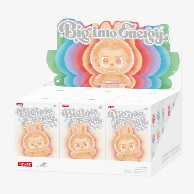 Labubu MONSTERS Big into Energy Series-Vinyl Plush Pendant Blind Box