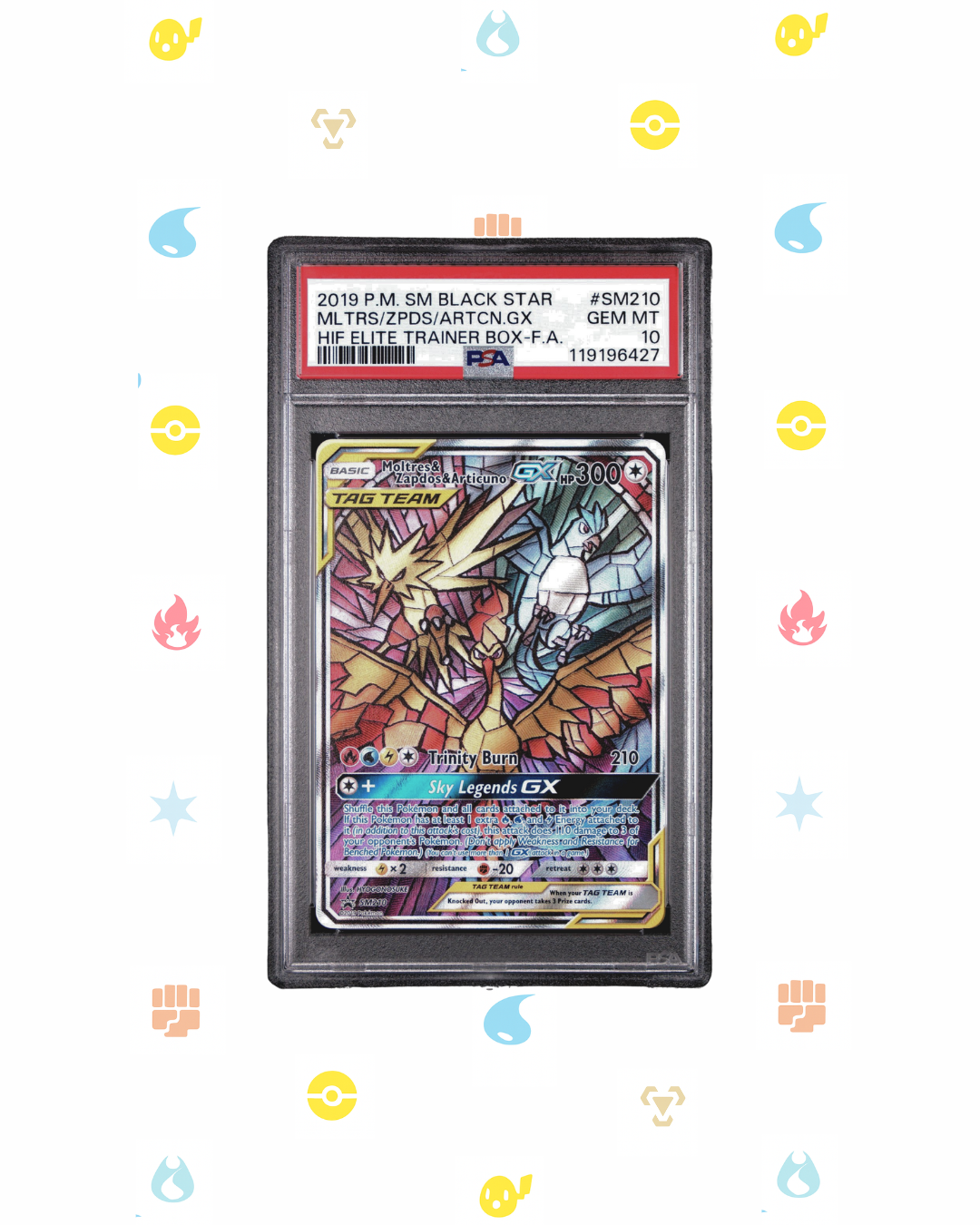 Moltres Zapdos Articuno GX SM 210