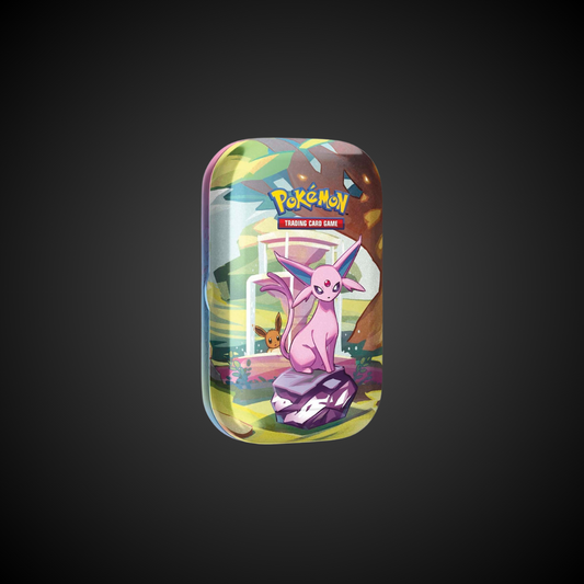 Prismatic Evolutions Mini Tin