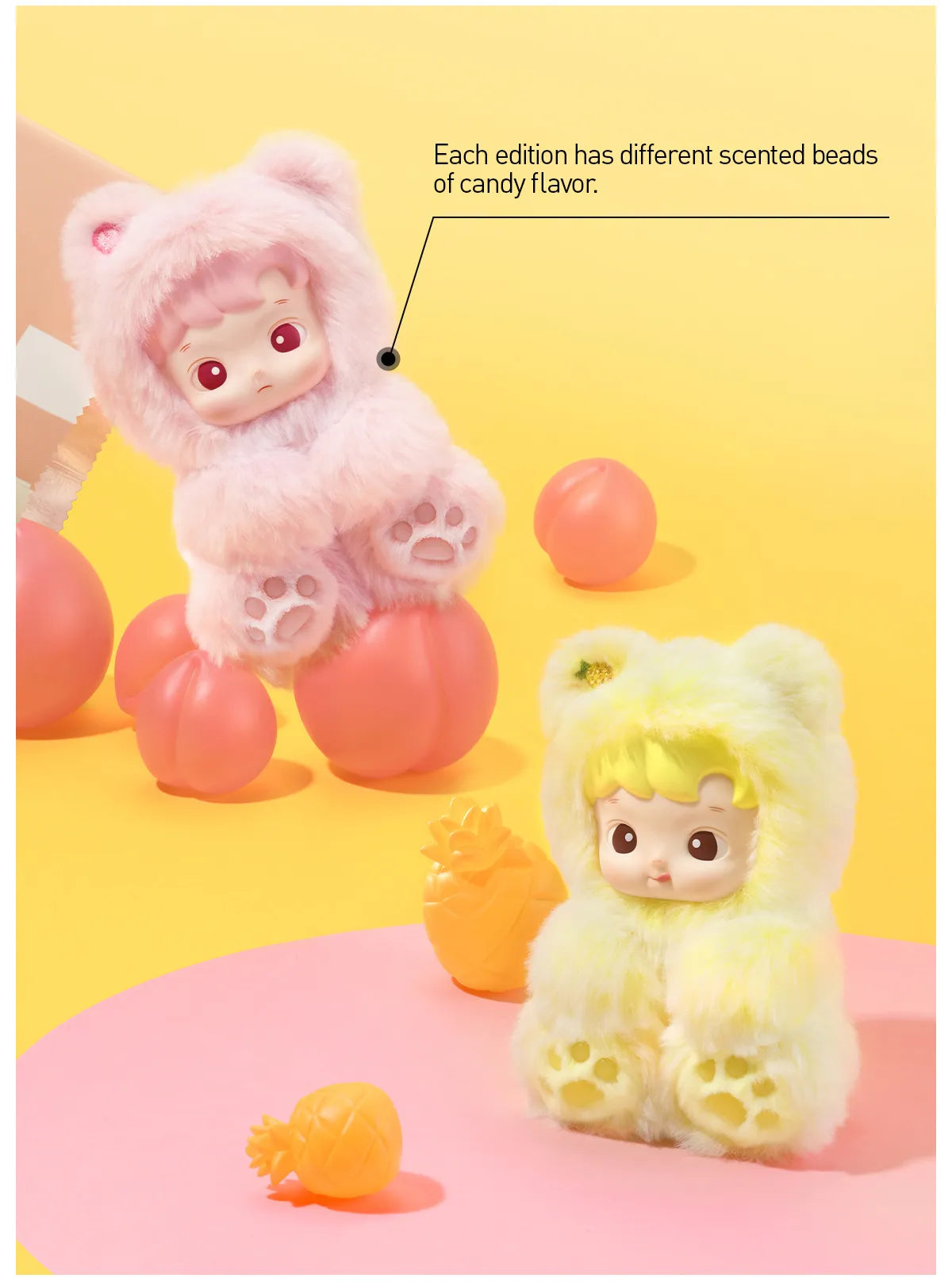 HACIPUPU Gummy Bear Series-Vinyl Plush Pendant Blind Box