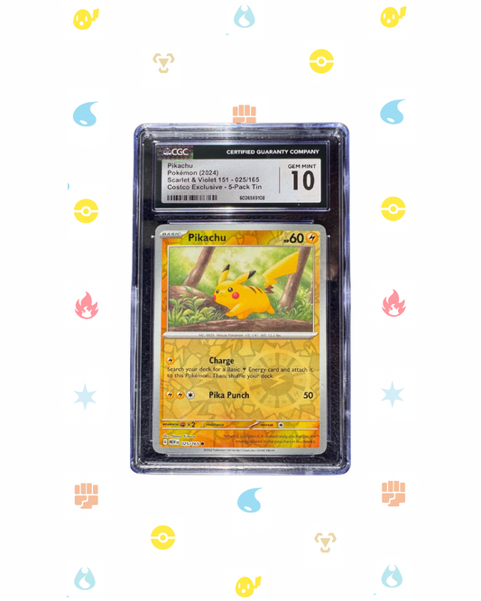 Pikachu – Scarlet & Violet 151 (Costco Exclusive) – CGC 10 GEM MINT
