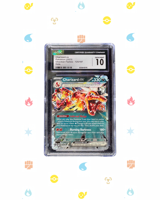 Charizard ex – CGC 10 Gem Mint – Obsidian Flames Holo
