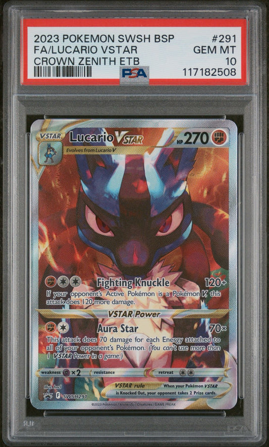FULL ART/LUCARIO VSTAR 291
