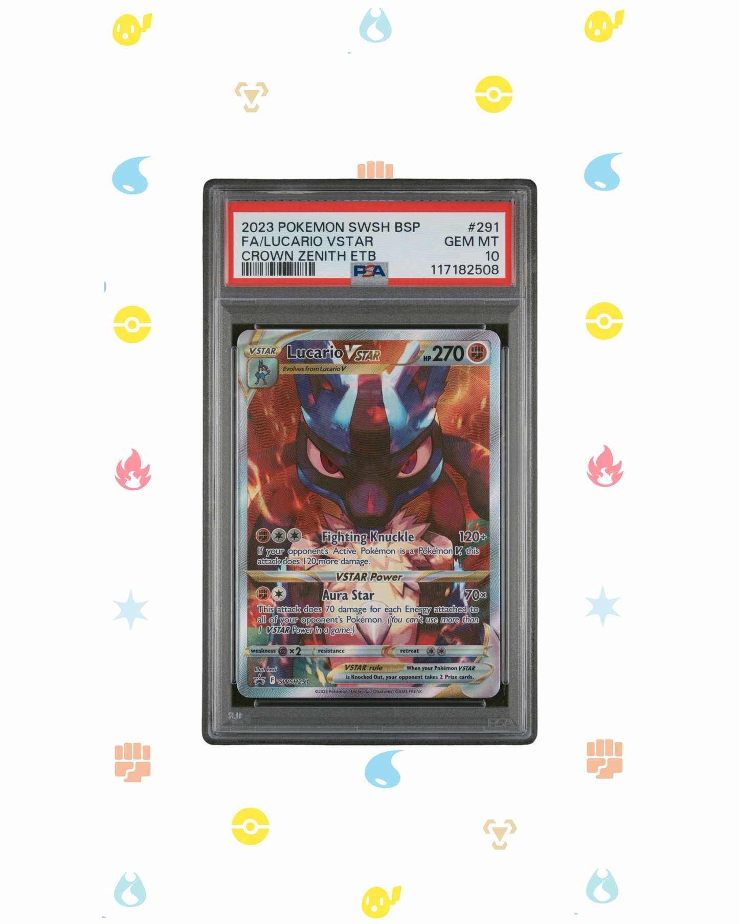 FULL ART/LUCARIO VSTAR 291