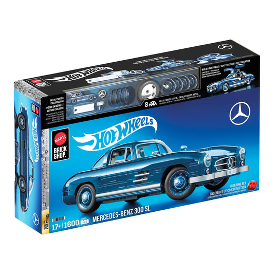 Hot Wheels Brick Shop Mercedes-Benz 300 SL Building Set