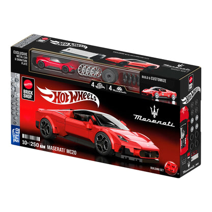 Hot Wheels Brick Shop Maserati MC20 Building Set