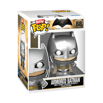 Bitty Pop! Armored Batman with Batmobile