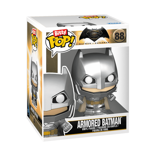 Bitty Pop! Armored Batman with Batmobile