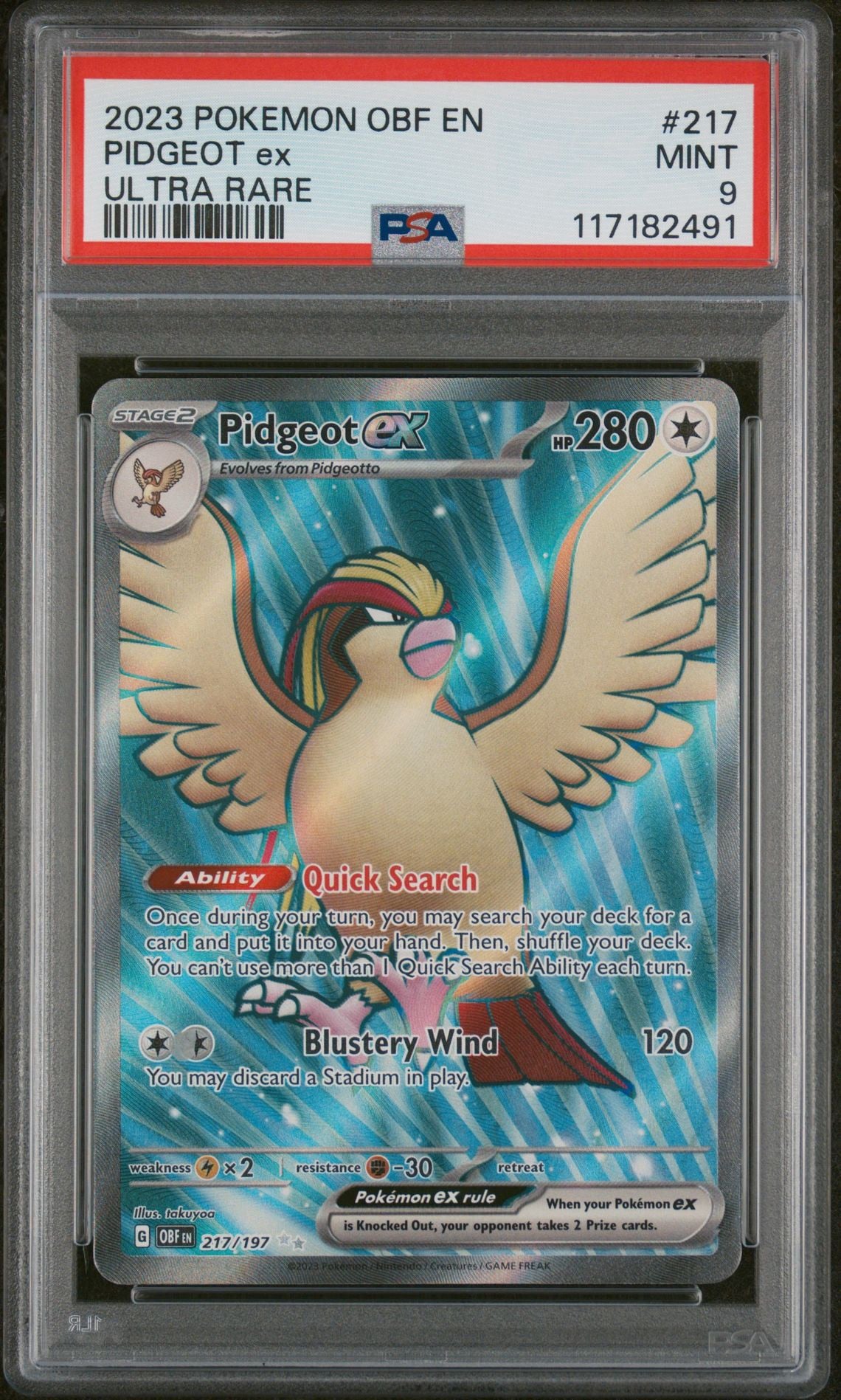PIDGEOT EX 217
