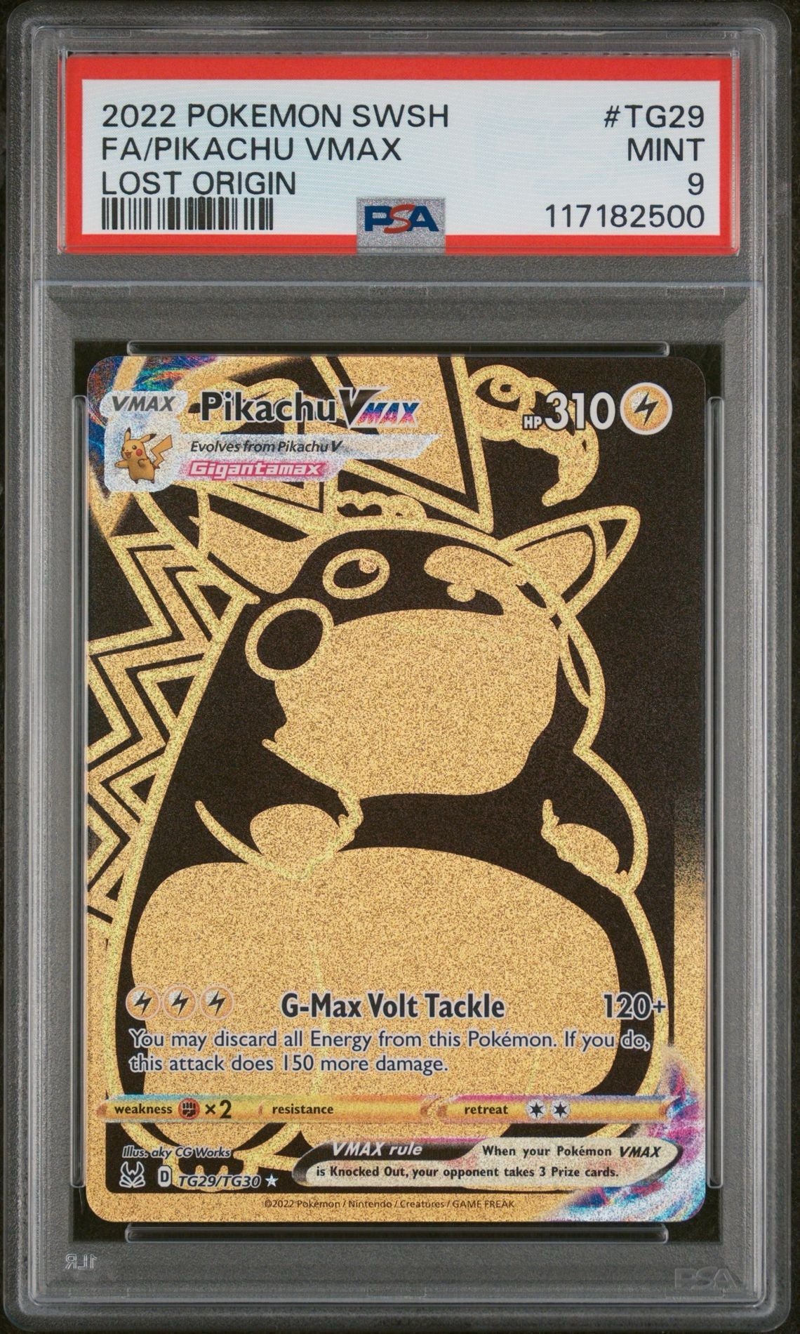FULL ART/PIKACHU VMAX TG29