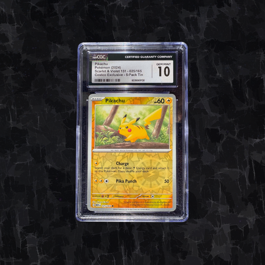 Pikachu – Scarlet & Violet 151 (Costco Exclusive) – CGC 10 GEM MINT