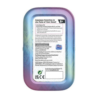 Prismatic Evolutions Mini Tin